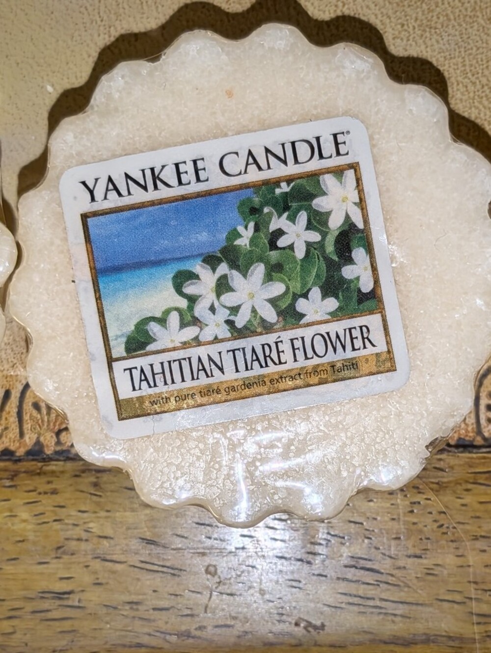 Discontinued Vintage Yankee Candle Tahitian Tiaré Flower Wax Melt X 3